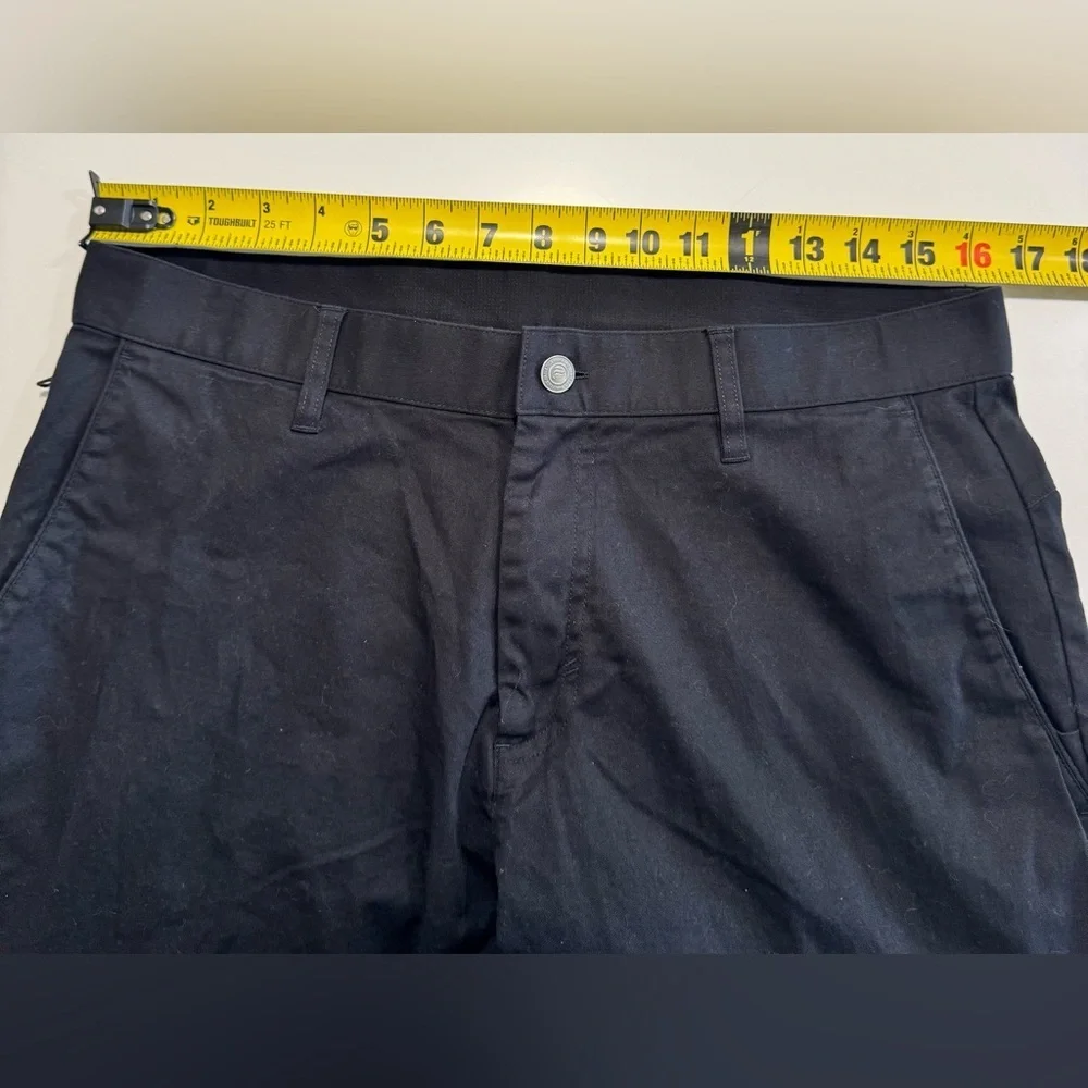 Fabletics Lightweight Pants Mens Size 33x32 Black Golf Chino Performance